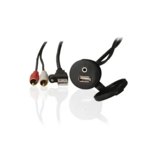 FUSION MS-CBUSB3.5, Panel Mount USB & 3.5mm AUX Connector | 010-12381-00