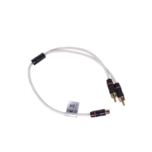 FUSION MS-RCAYM, Female to Dual Male RCA Splitter Cable, 0.9 ft | 010-12621-00