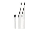 FUSION Performance RCA Cable Dual Female to 8-way Male Splitter, 2.1 ft | 010-13356-00