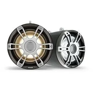 FUSION Signature Series 3i Marine Wake Tower Speakers, 8.8" 330-watt Sports Gray Marine Wake Tower | 010-02773-51