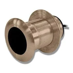 GARMIN B117, Bronze Low Profile 0- degree Thru-hull Mount Transducer with Depth and Temperature (200/50 kHz), 8-PIN | 010-10182-