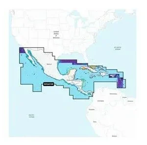 GARMIN NAVIONICS Central America & Caribbean - Marine Chart | 010-C1451-00
