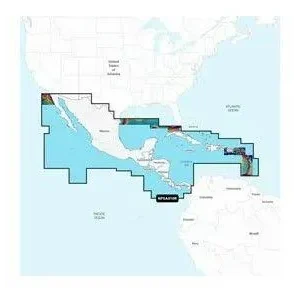 GARMIN NAVIONICS Central America & Caribbean, Platinum+ microSD/SD card | 010-C1459-40