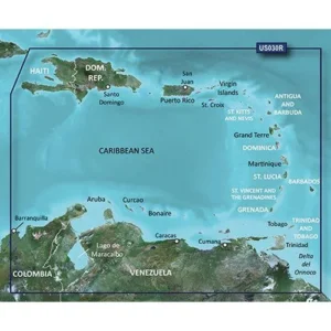 GARMIN BLUECHART VUS030R Southeast Caribbean BlueChart g3 Vision microSD/SD Card
