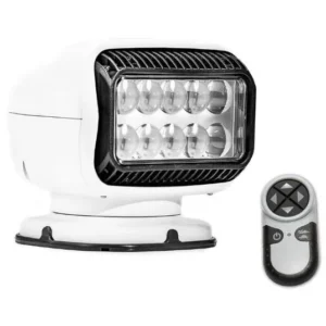 GOLIGHT GT LED 12 Volt Permanent Mount with Handheld Wireless Remote - White | 20004GT