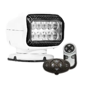GOLIGHT GT LED 12 Volt with Wireless Handheld Remote & Wireless Dash Mount - White | 20074GT