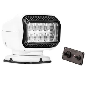 GOLIGHT GT LED 12 Volt Permanent Mount with Hard Wired Dash Mount Remote - White | 20204GT