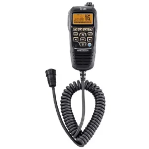 ICOM CommandMic IV Complete Remote-Control Option, YELLOW backlit LCD, in BLACK | HM195B 41 EXP