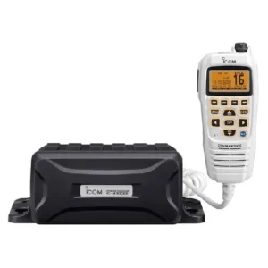 ICOM Black Box Marine VHF Fixed Mount with WHITE Command Mic | M400BB SW