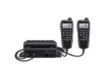 ICOM Black Box Marine VHF Fixed Mount w/BLACK HM-195GB & Two CommandMic Ports | M410BB 11 USA
