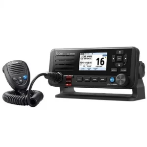 ICOM Black Fixed mount marine VHF w/ Class D DSC, NMEA 2000 & 0183-HS, and GPS | M430 11 USA