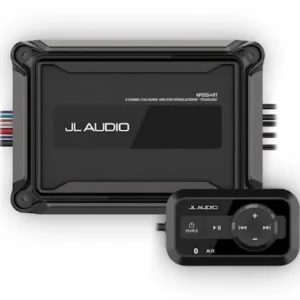 JL AUDIO AP200/4BT: 200 Watt, 4-Channel Compact Marine Amplifier with Bluetooth and Remote | 010-03431-00