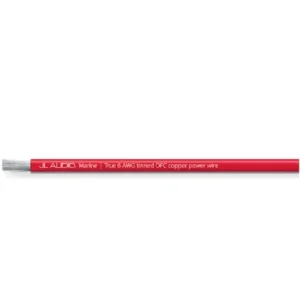 JL AUDIO ABYC Red Power Wire, 6 AWG, 200' (XM-RPW6-200) | 010-13460-00