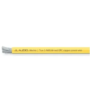 JL AUDIO ABYC Yellow Power Wire, 2 AWG, 50' (XM-YPW2-50) | 010-13461-00