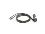 JL AUDIO Panel-mount Audio Connector, Dual USB Port for Panel-mounting (XMD-USB2X-PNL) | 010-13678-00