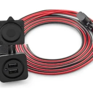 JL AUDIO XMD-USBCHG/2X-PNL: Dual USB Charging Port for Panel-Mounting