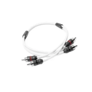 JL AUDIO XMD-WHTAIC2-1.5: RCA 2-channel, Marine Audio Interconnect Cable w/ Molded Connectors - 1.5 ft | 90484 | 010-13554-00