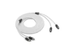 JL AUDIO XMD-WHTAIC2-12: RCA 2-Channel, 12 ft (3.66 m) Marine Audio Interconnect | 90438 | 010-13414-00