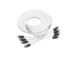 JL AUDIO XMD-WHTAIC4-12: RCA 4-Channel, 12 ft (3.66 m) Marine Audio Interconnect | 90441 | 010-13474-00