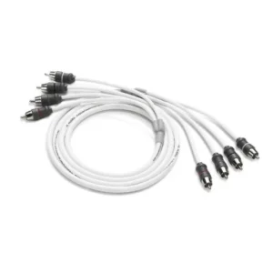 JL AUDIO XMD-WHTAIC4-6: RCA 4-Channel, 6 ft (1.83 m) Marine Audio Interconnect | 90440 | 010-13473-00