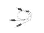 JL AUDIO XMD-WHTAICY-1F2M: Marine Y-Adaptor, 1 Female Jack, 2 Male Plugs | 90472 | 010-13552-00