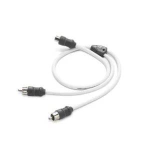 JL AUDIO XMD-WHTAICY-1F2M: Marine Y-Adaptor, 1 Female Jack, 2 Male Plugs | 90472 | 010-13552-00