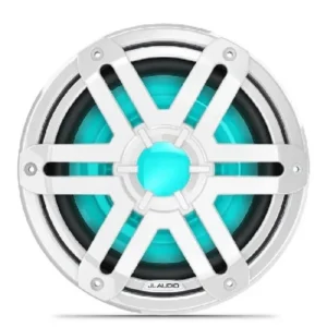 JL AUDIO M200 Marine Subwoofer - 10" with LED and White Sport Grille | 010-04759-00