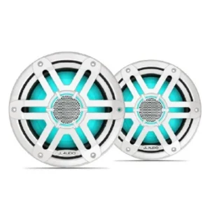 JL AUDIO M200 Marine Speakers - 7.7" with LED and White Sport Grille | 010-04757-00