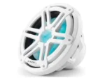 JL AUDIO M3-10IB-S-GW-I-4: 10" Marine Subwoofer, Infinite Baffle, Gloss White Sport Grille, RGB LED | 93531 | 010-03265-00