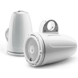 JL AUDIO M3-770ETXV3-GW-C-GW: 7.7" Tower Speakers, Gloss White Encl., Gloss White Classic Grille, PAIR | 93535 | 010-03266-00