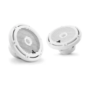 JL AUDIO M3-770X-C-GW: 7.7" Marine Speakers, Classic Grille, Gloss White, PAIR | 93519 | 010-03065-00