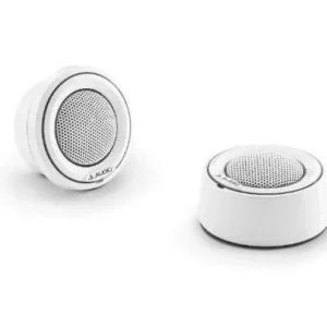 JL AUDIO M6-100CT-C/S-3Gw: 1" M6 Marine Component Tweeters, White Mtg Cup, Trim Ring, Tweeter Mesh, PAIR | 93692 | 010-03379-00