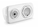 JL AUDIO M6-103EWS-Gw-C-GwGw-L, M6 3-Way, Full-Range Enclosed Speaker Sys., Gloss White, Black Tweeter, Left-Side | 90132 *SALE
