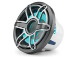 JL AUDIO M6-10IB-S-GMTI-I-4: 10" Marine Subwoofer (250W, 4 ohm), Infinite Baffle, Sport Grille, RGB LED | 93638 | 010-03087-00
