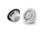 JL AUDIO M6-650X-C-3GW: 6.5" Marine Speakers, 1" WHITE Tweeter, Gloss White Classic Grille | 93687 | 010-03497-00
