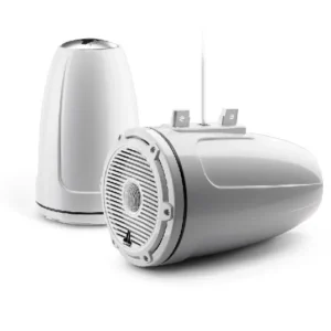 JL AUDIO M6-770ETXV3-GW-C-3GWGW: 7.7" Tower Speakers, White Classic Grille, WHITE TWEETER, PAIR | 93690 | 010-03856-00