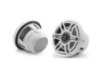 JL AUDIO M6-880X-S-GWGW: 8.8" Marine Speakers, Sport Grille, Gloss White Trim, Gloss White Grille | 93609 | 010-03078-00