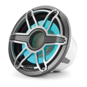 JL AUDIO M7-12IB-S-GMTI-I-4: 12" Marine Subwoofer, 600W, 4ohm, Gunmetal Titan. Sport Grille, RGB LED, EA. | 93674 | 010-03289-00