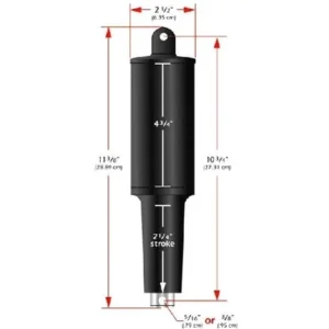 LENCO MARINE 2 1/4" STROKE XD ACTUATOR - 12 VOLT - 3/8" | 15056-001