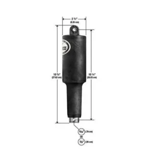 LENCO MARINE 2 1/4" STROKE XDS ACTUATOR - 12 VOLT - 3/8" | 15058-001
