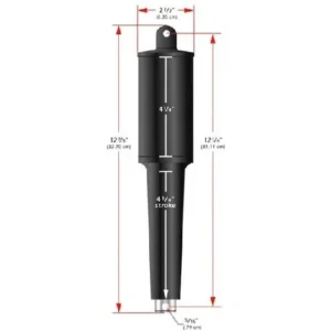 LENCO MARINE 4 1/4" STROKE 102 HD ACTUATOR - 12 VOLT - 5/16"  | 15060-001