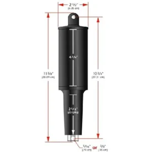 LENCO MARINE 2 1/4" STROKE XD ACTUATOR. - 24 VOLT - 5/16" | 15062-001