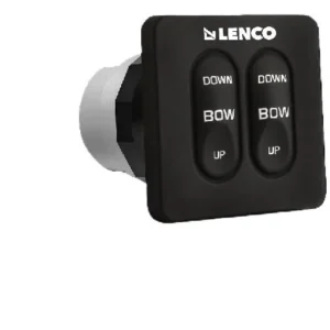 LENCO MARINE STANDARD INTEGRATED (ONE-PIECE) TACTILE SWITCH KIT W/ PIGTAIL FOR SINGLE ACTUATOR SYSTEMS | 15169-001