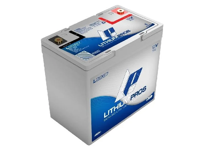 LITHIUM PROS LiFePO4 Battery, 12V/67 Ah (Trolling/Deep cycle, Grp 22) Bluetooth | L2267 | L22-12 *DROP SHIP ITEM, FREE FREIGHT
