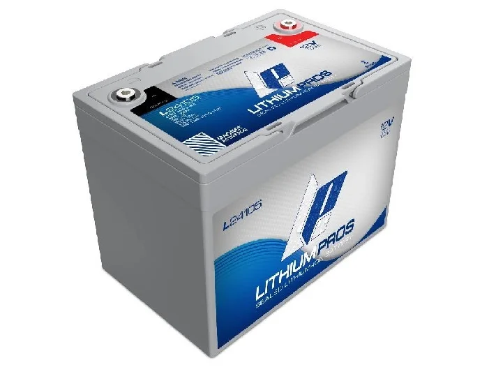 LITHIUM PROS LiFePO4 Battery, 12V/105 Ah (Trolling/Deep cycle, Grp 24) Bluetooth | M24105 | M24-12 DROP SHIP ITEM, FREE FREIGHT