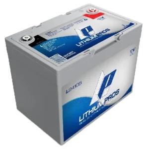 LITHIUM PROS LiFePO4 Battery, 12V/105 Ah  (Trolling/Deep cycle, Grp 24) Bluetooth | M24105 **DROP SHIP ITEM, FREE FREIGHT**