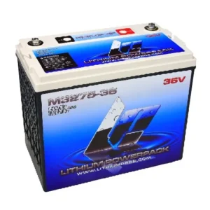 LITHIUM PROS LiFePO4 Battery, 36V/75 Ah (Trolling/Deep cycle, Grp GC12) Bluetooth | M3275-36 **DROP SHIP ITEM, FREE FREIGHT**