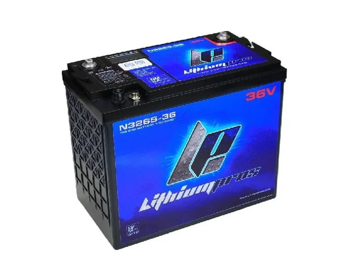 LITHIUM PROS LiFePO4 Battery, 36V/75 Ah w/ NMEA (Troll/Deep cycle, Grp GC12) Bluetooth| N3275-36 | N75-36 | DROP SHIP,FREE FRT