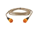 LOWRANCE Yellow 5-Pin Ethernet Cable, 50 ft | 000-0127-37