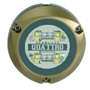 LUMITEC Zambezi Quattro Surface Mount Underwater Light - White/Blue | 101459 *ON SALE